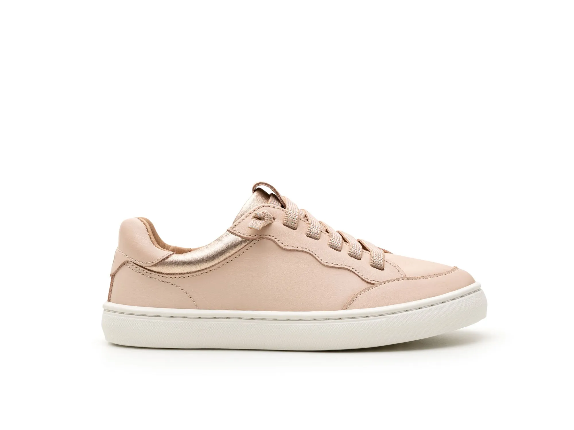 Personalized Touch Tip Toey Joey Girl's Breeze Casual Shoes - Papaya Cream / Metalic Salmon