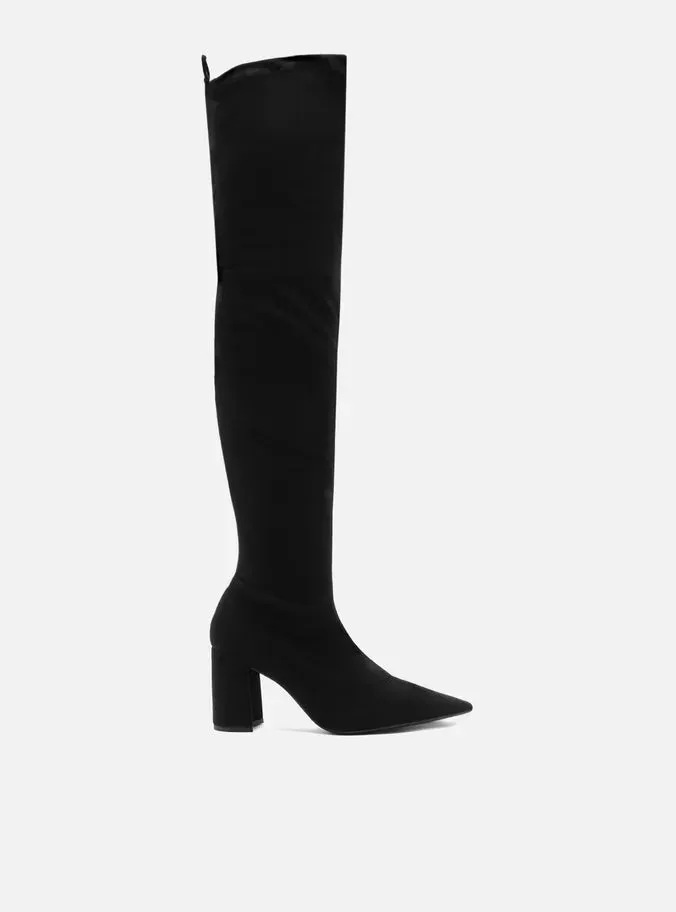 Serenity  Block Boot Slip-On Heels Summer Sandals