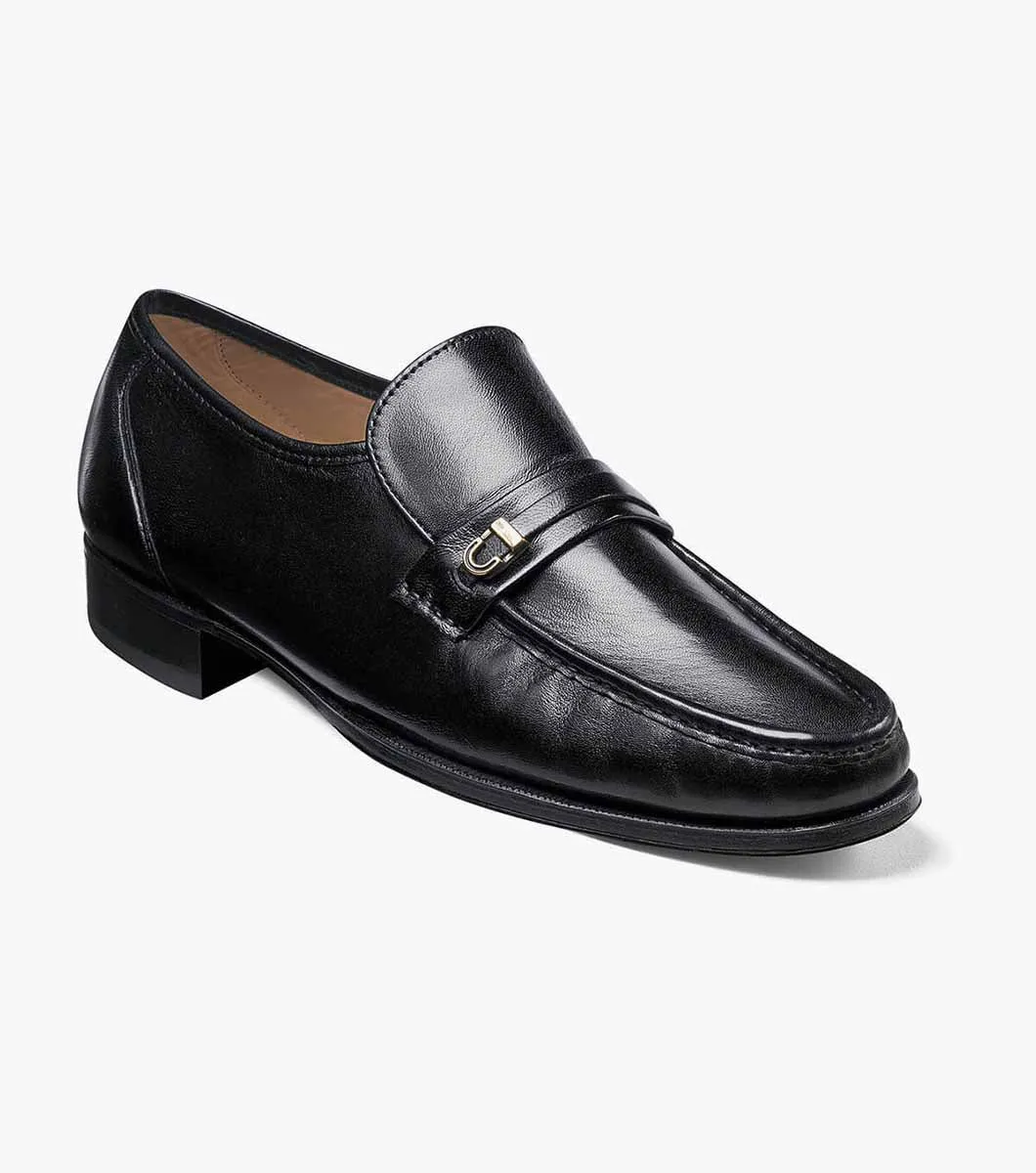 Polished Details Como Moc Toe Bit Loafer-Black | Florsheim