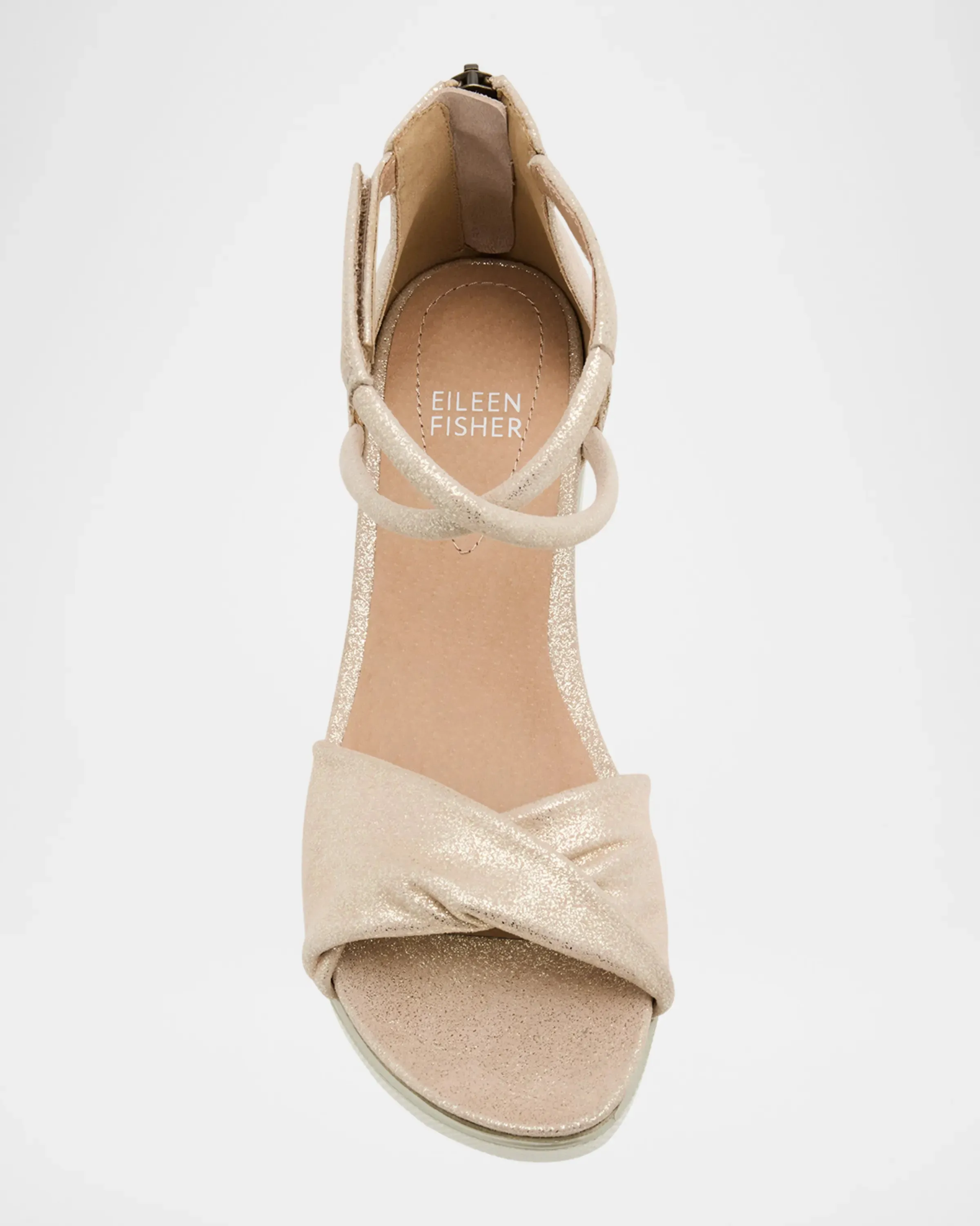 Polished Monk-Strap EILEEN FISHER SUVI - PLATINUM