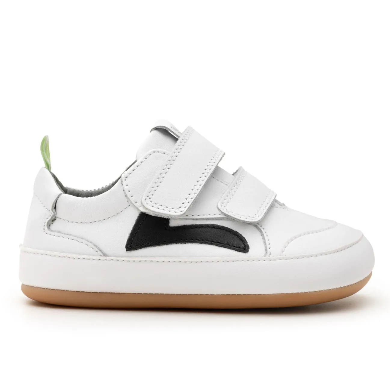 Popular Choices Tip Toey Joey Boy's And Girl's Landy Sneakers - White / Black