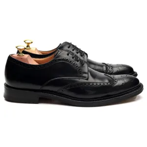 'Munich' Black Leather Oxford Brogue UK 7 F Urban Walking Shoes