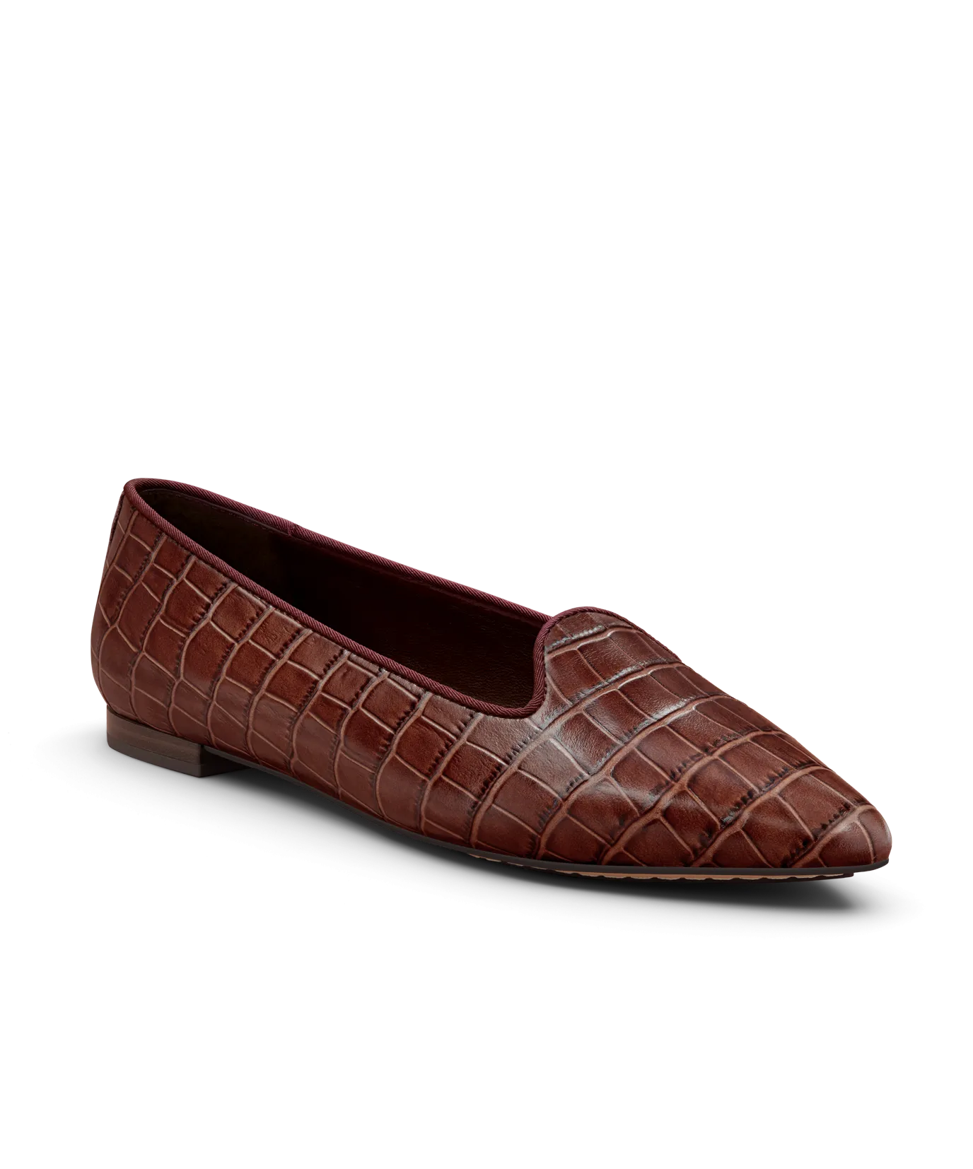 Versatile Style The Sparrow - Brown CrocPrint Leather