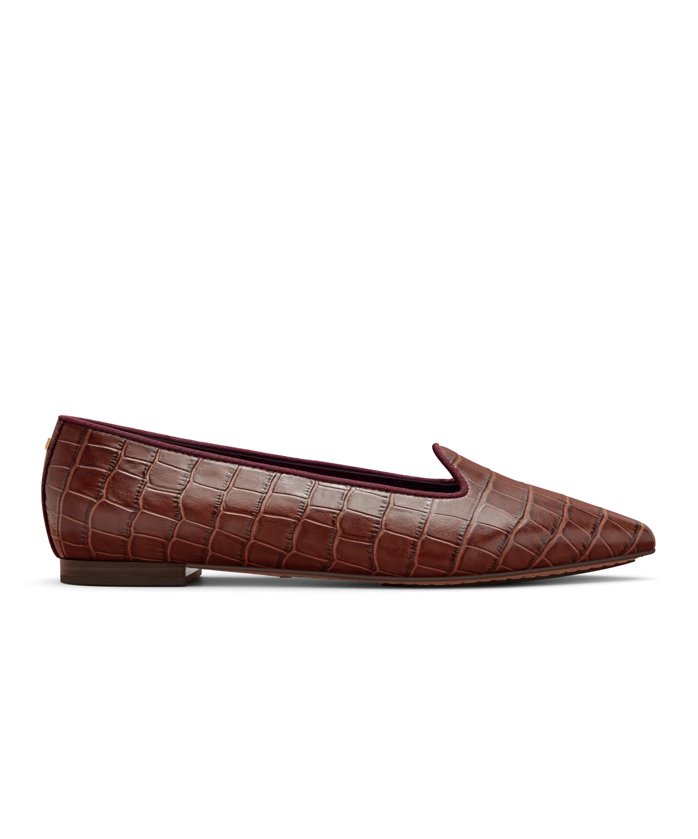 Practical Wear The Sparrow - Brown CrocPrint Leather