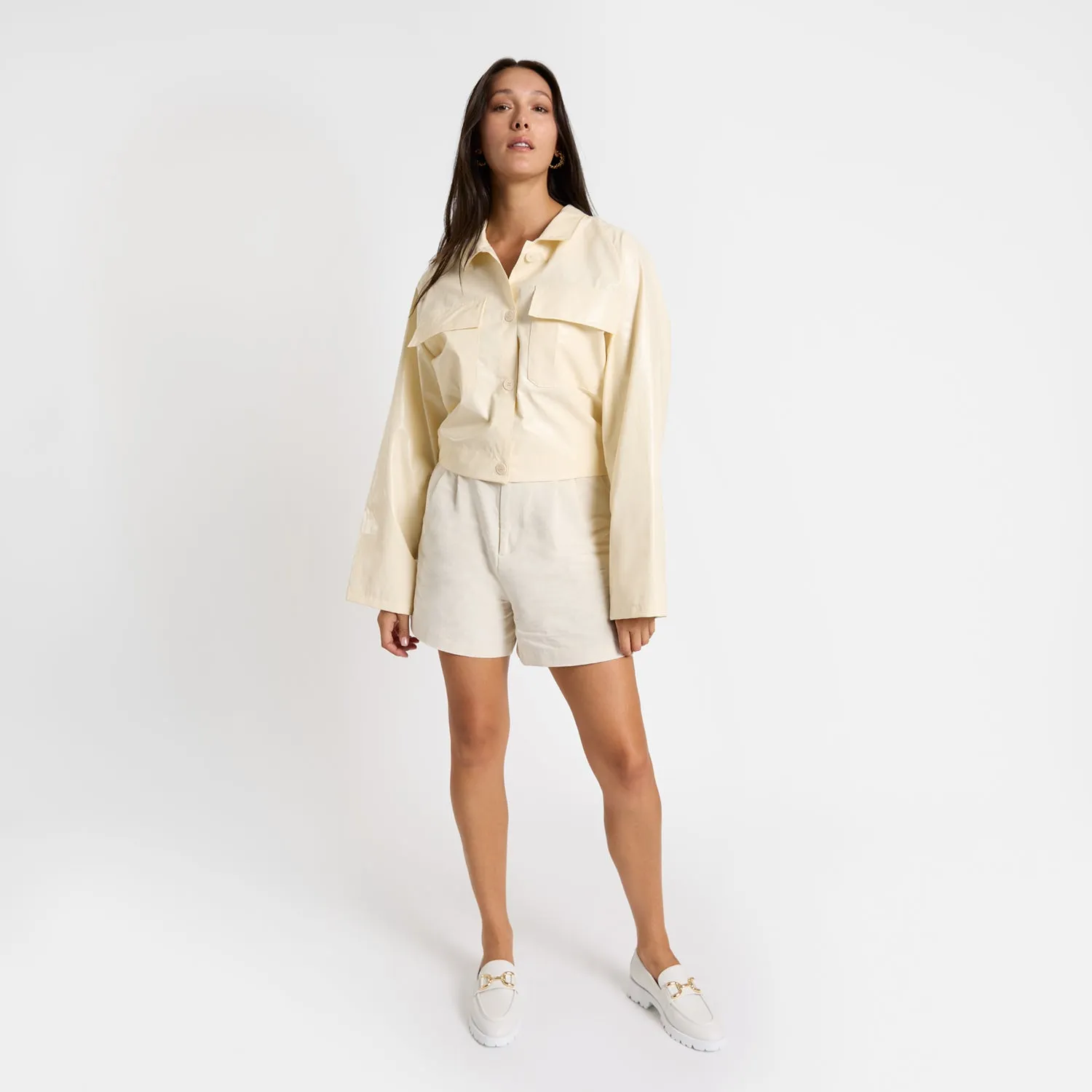 PRE-ORDER California Loafer | Off-white leather Relaxed Step Edge