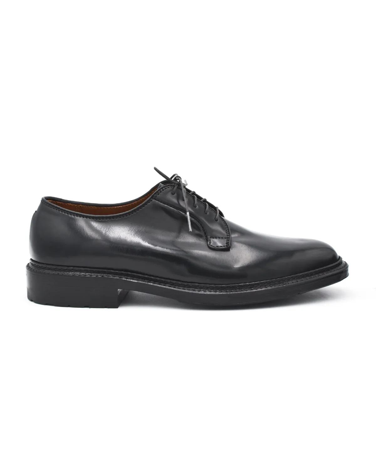 Alden Black Cordovan Classic Blucher Long Move Comfortable Footwear