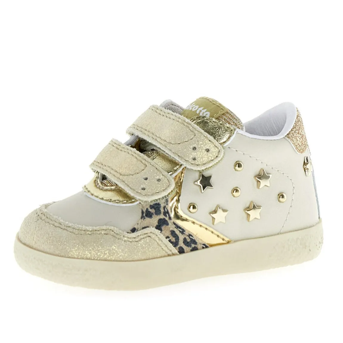 Falcotto Girl's Horis Vl Casual Shoes  - Leo/Platinum/Milk Summer kids' fashion Playground - ready kids' shoes