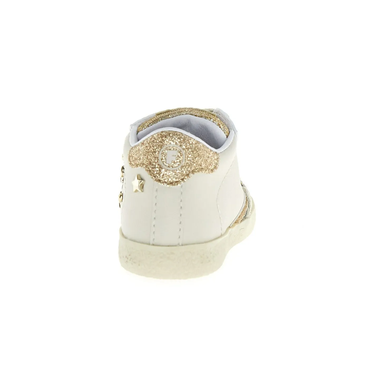 Printed Kids Falcotto Girl's Horis Vl Casual Shoes  - Leo/Platinum/Milk