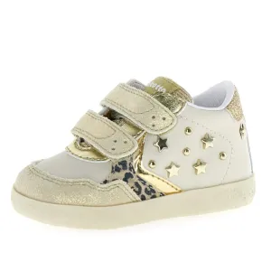 Falcotto Girl's Horis Vl Casual Shoes  - Leo/Platinum/Milk Summer kids' fashion Playground - ready kids' shoes