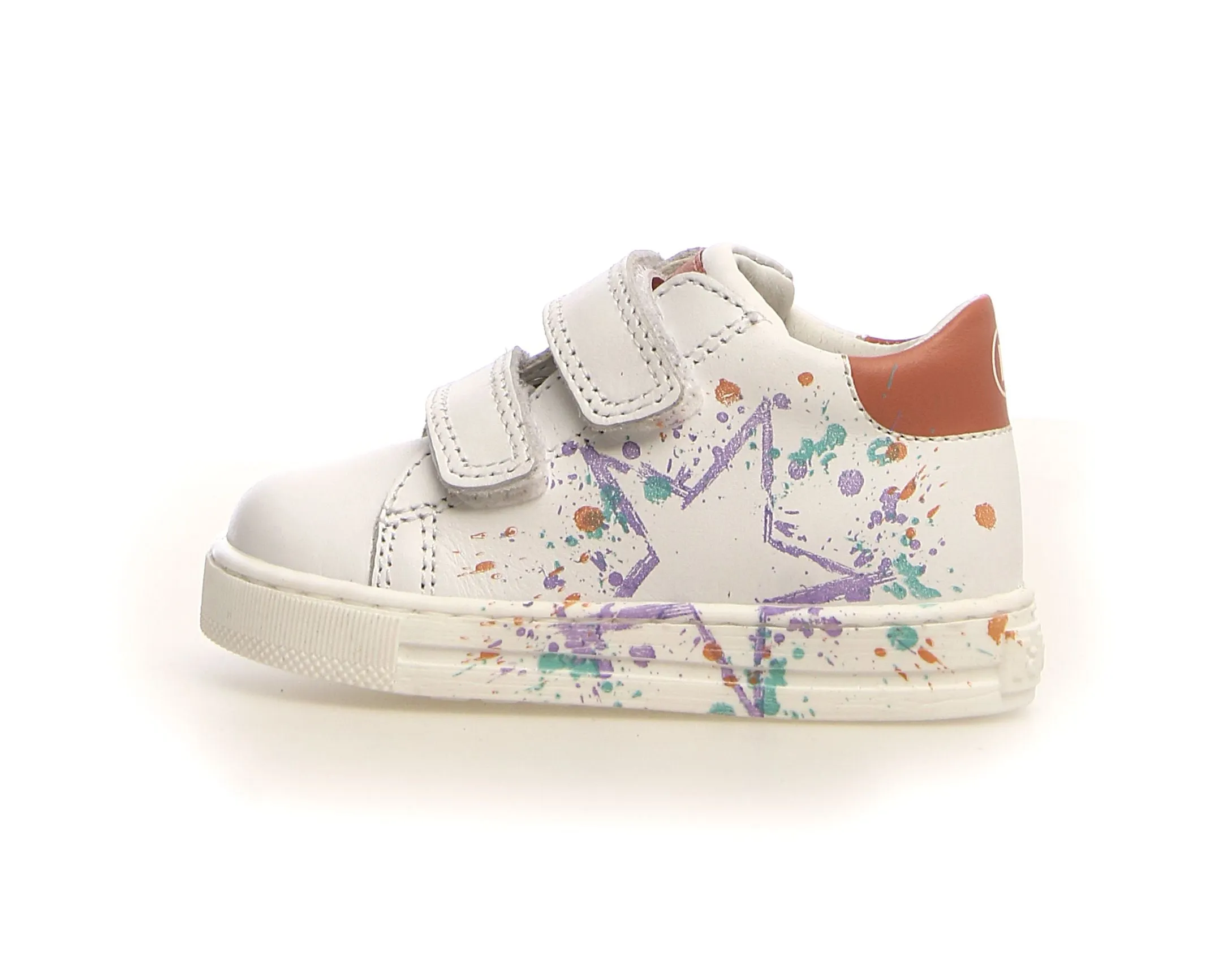 Product Range Falcotto Girl's Lacus 2 VL Sneakers - White/Peach