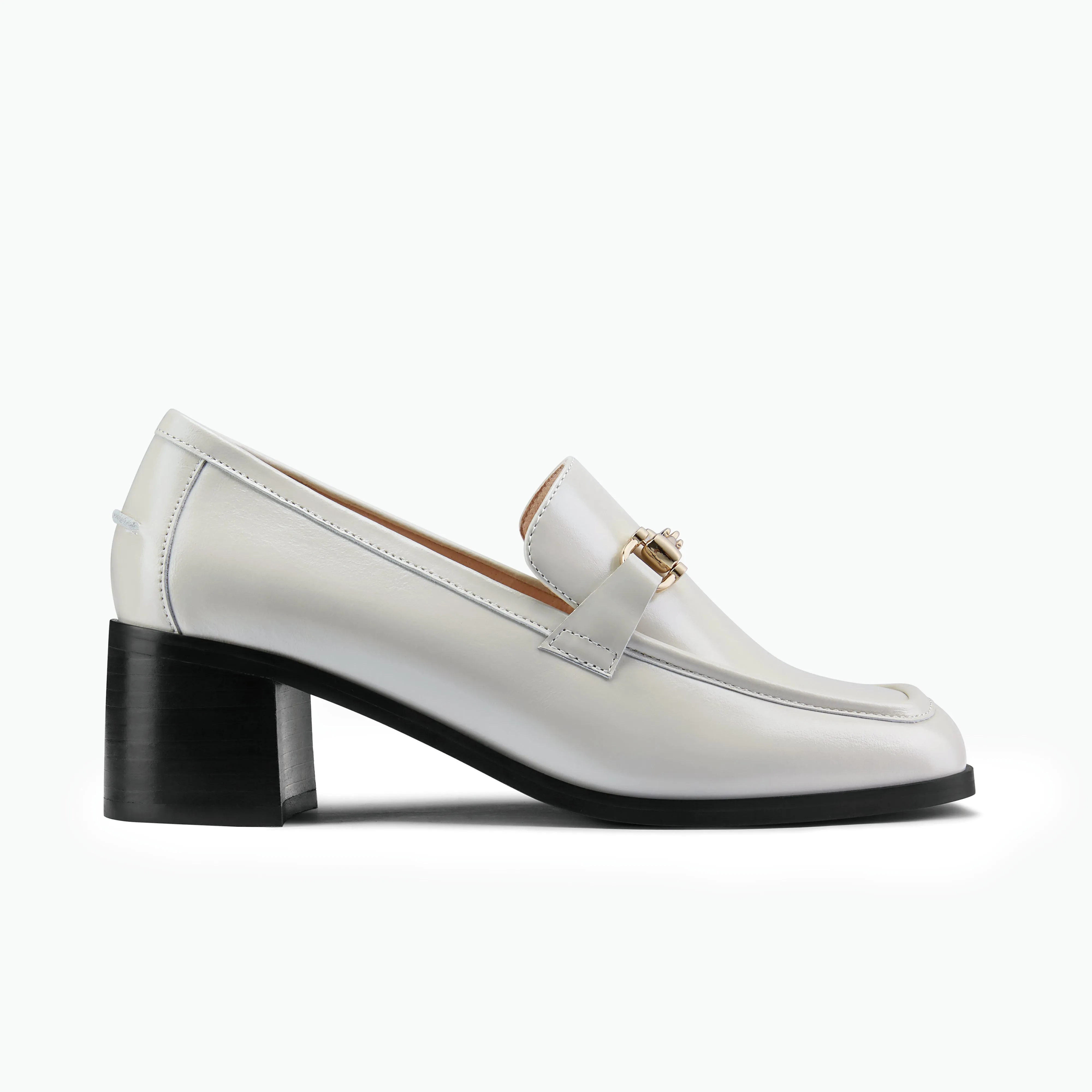 Professional Flats Bremen Loafer | Ivory oiled leather