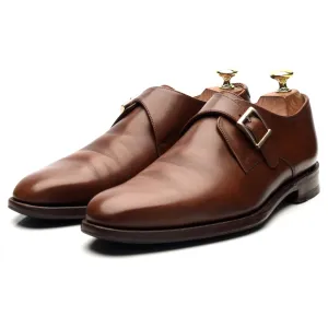 Fine Edge 1880 'Medway' Brown Leather Monk Strap UK 6.5 F