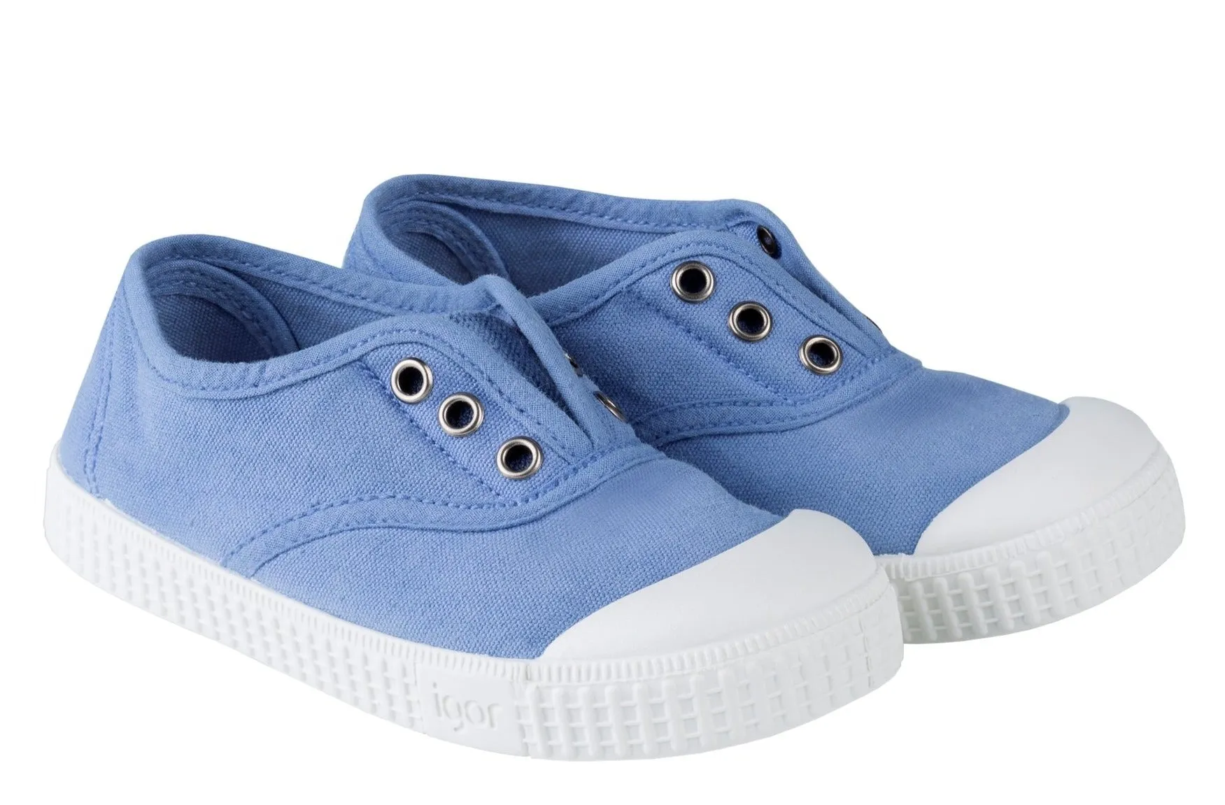 PU midsole Igor Berri Laceless Canvas Shoes - Jeans