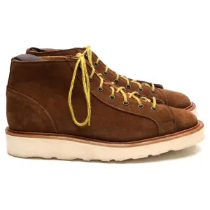 Snuff Brown Suede Monkey Boots UK 6.5 Dance Fit