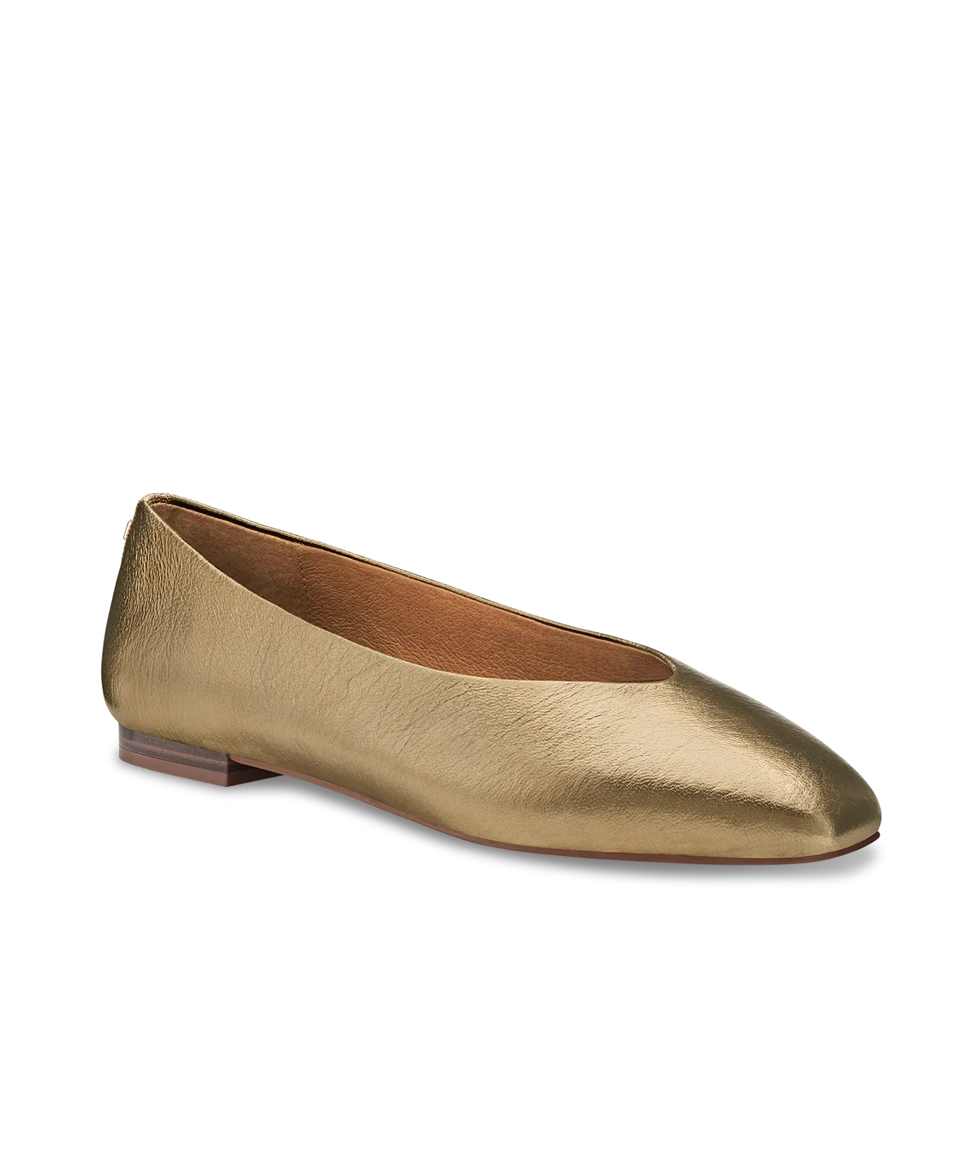 The Crane - Antique Gold Leather Rock Glow