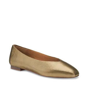 The Crane - Antique Gold Leather Rock Glow
