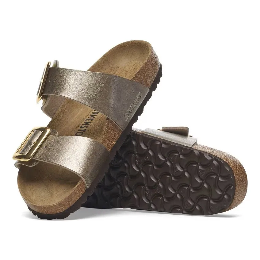 Quick-Drying Footwear BIRKENSTOCK SYDNEY LUXE BUCKLE - TAUPE