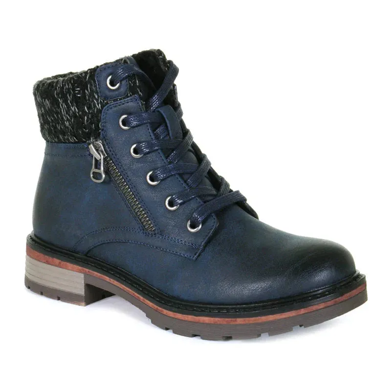 Women's Wanderlust Amy Waterproof Boot - Navy Ankle Support