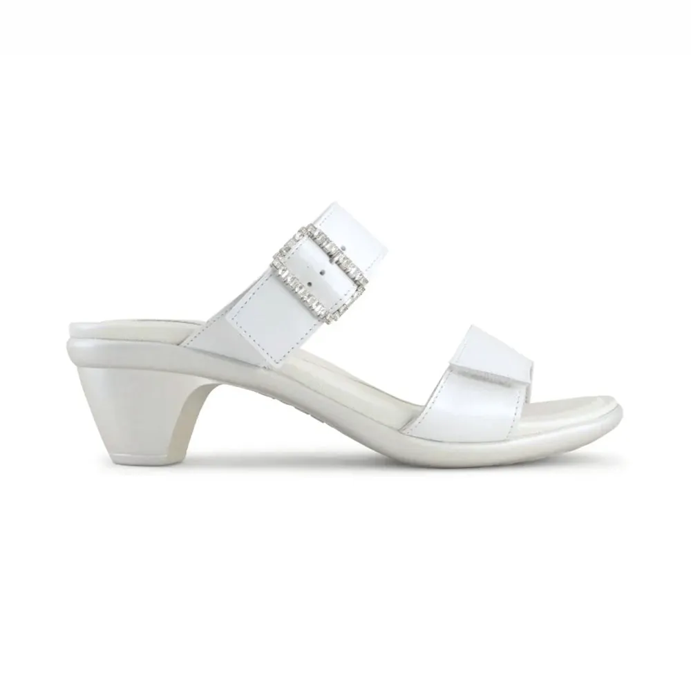 Naot Recent Kitten Heel Sandal (106126) Womens Shoes Pearl/White