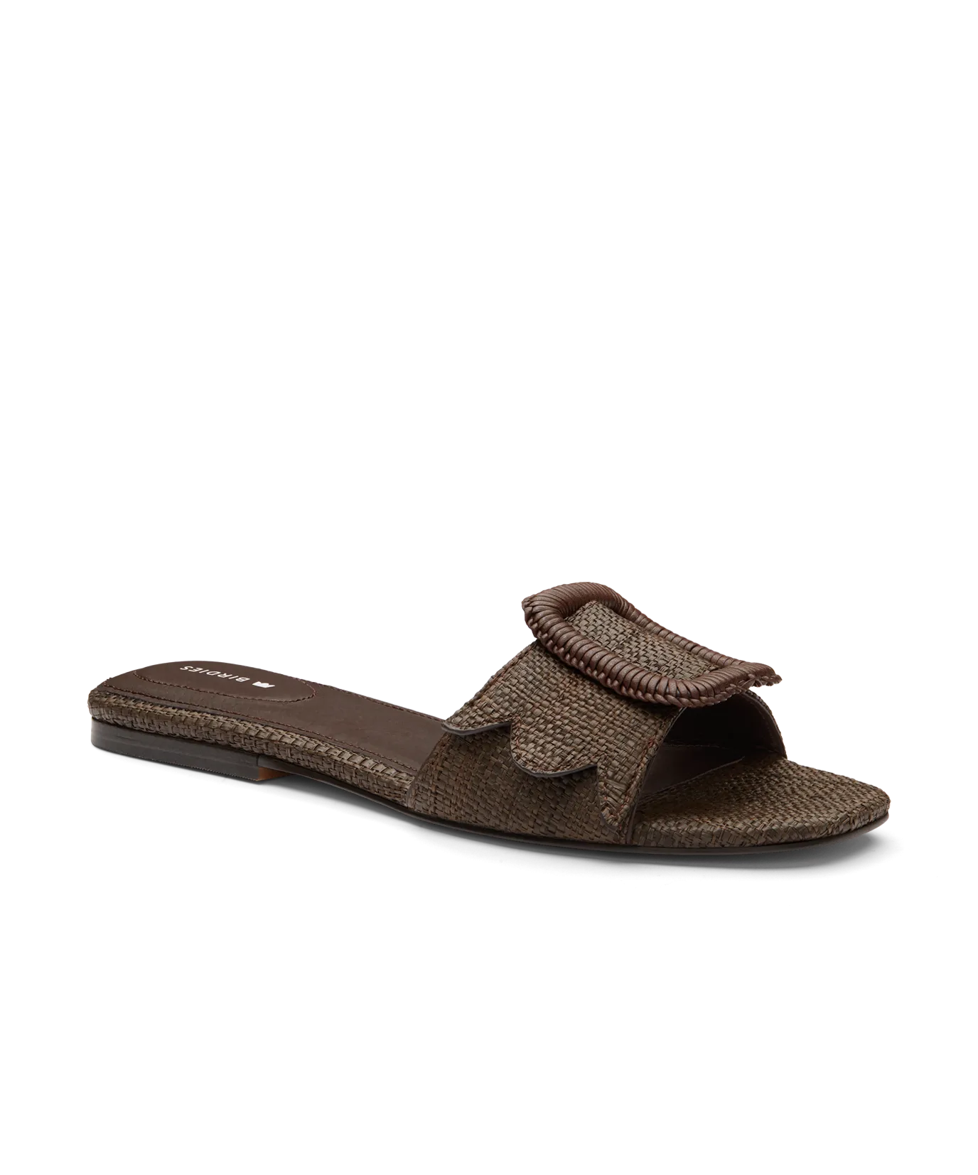 The Kiwi - Chocolate Raffia Instant Sandal Step