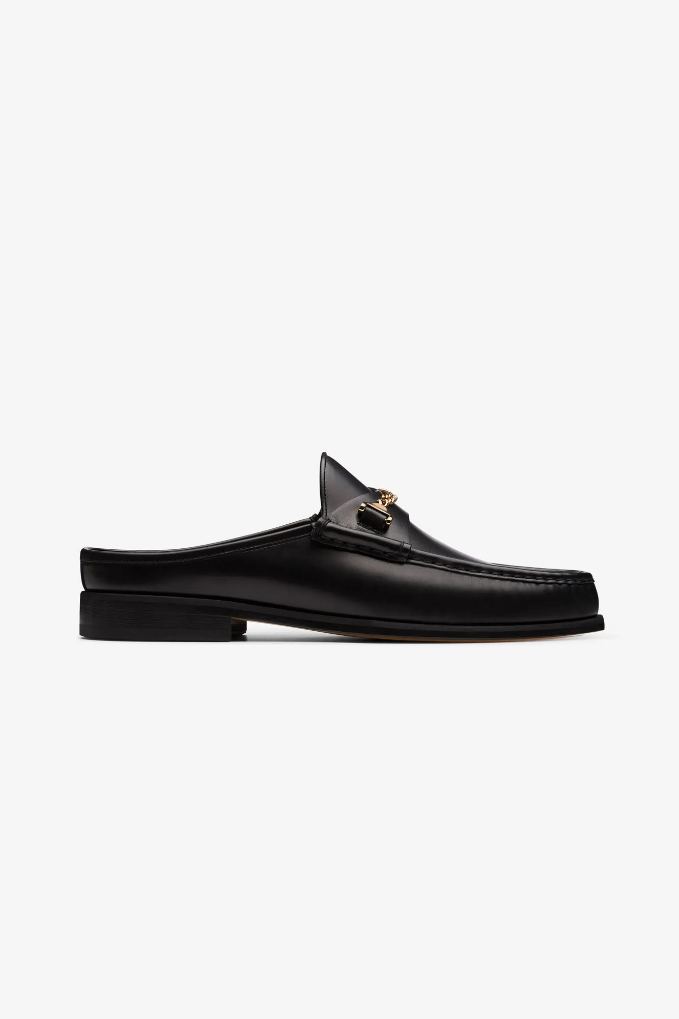 Quick release strap Mick Mule Moccasin Black Leather