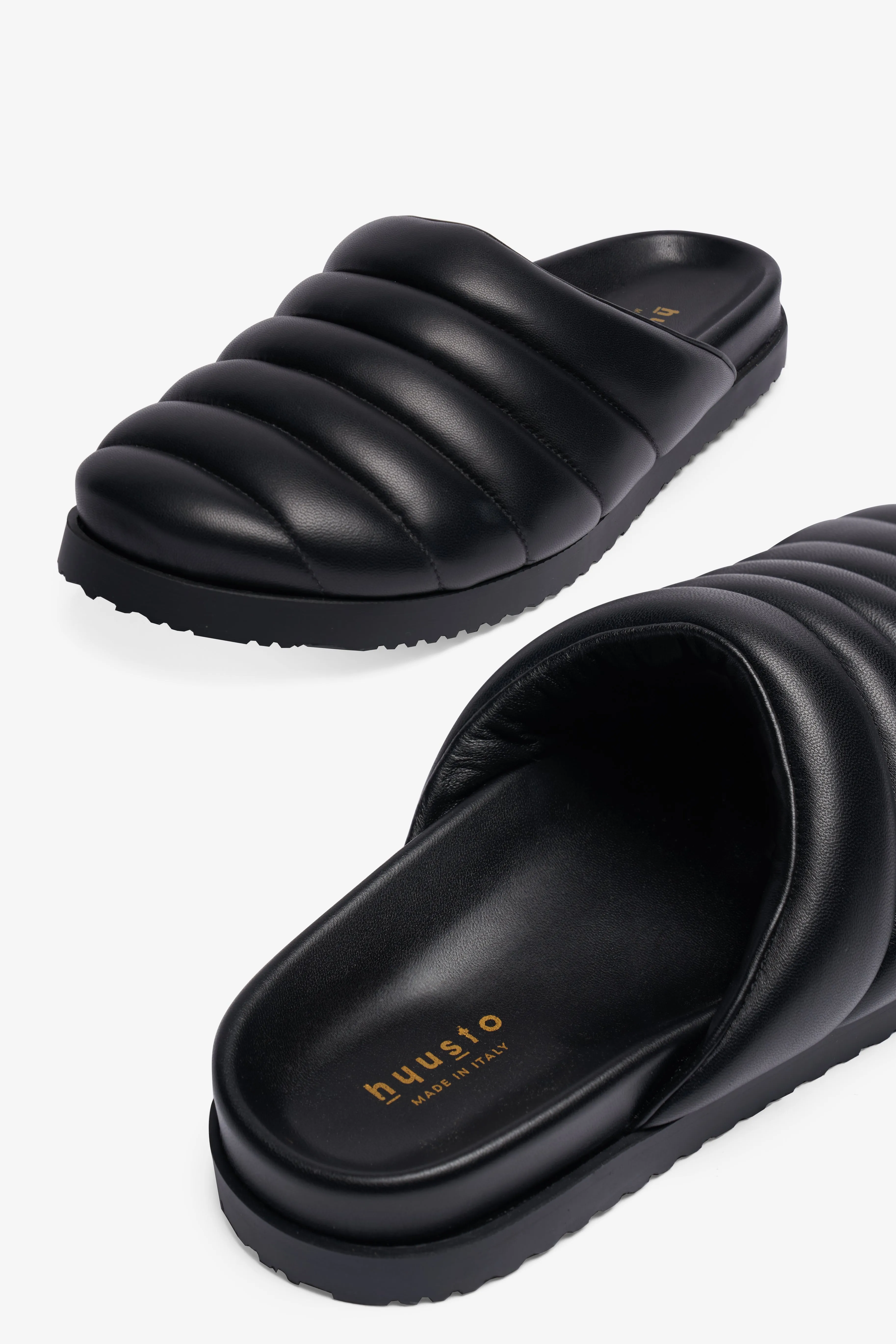 Quincy Padded Black Nappa Waterproof Band