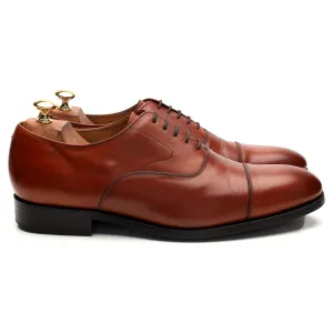 Weekend Walk Comfort Fit Leather 'Malvern' Tan Brown Leather Oxford UK 10.5 F
