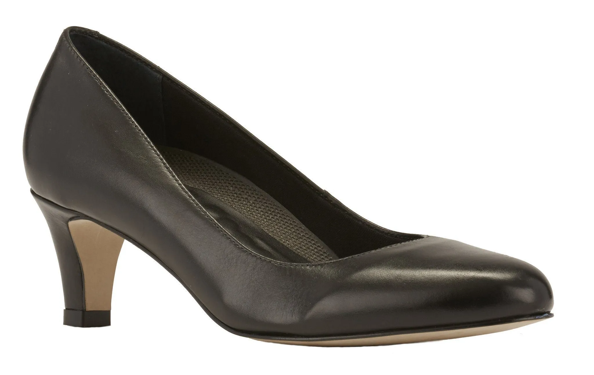 Retro Heels Walking Cradle Joy Black Leather