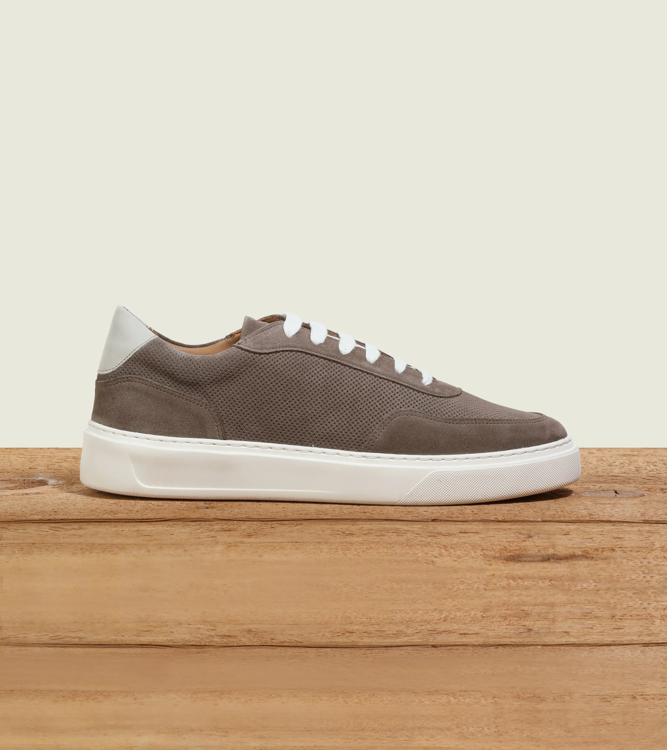 Taupe Suede