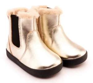 Old Soles Boy's and Girl's 315 Rider Boot Casual Shoes - Gold School - appropriate kids' shoes Outdoor kids' clothing
