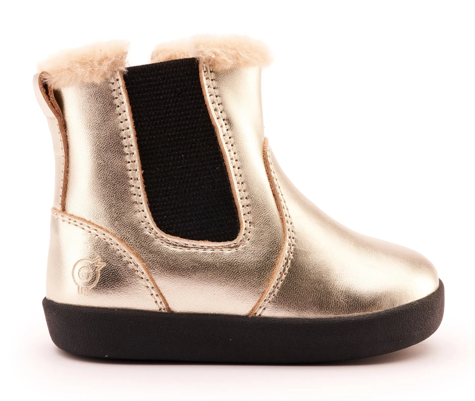 Retro Styles Old Soles Boy's and Girl's 315 Rider Boot Casual Shoes - Gold