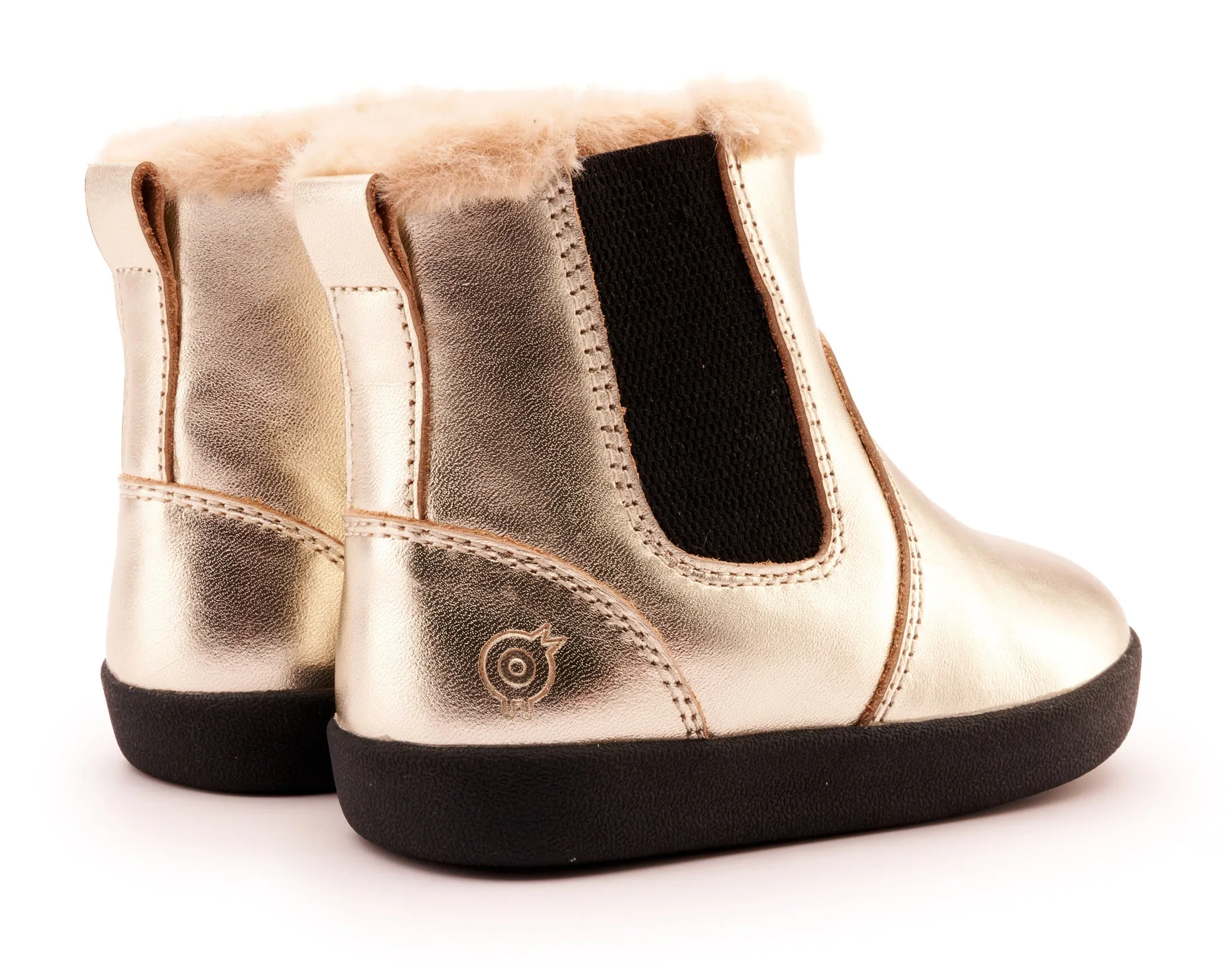 Retro Styles Old Soles Boy's and Girl's 315 Rider Boot Casual Shoes - Gold