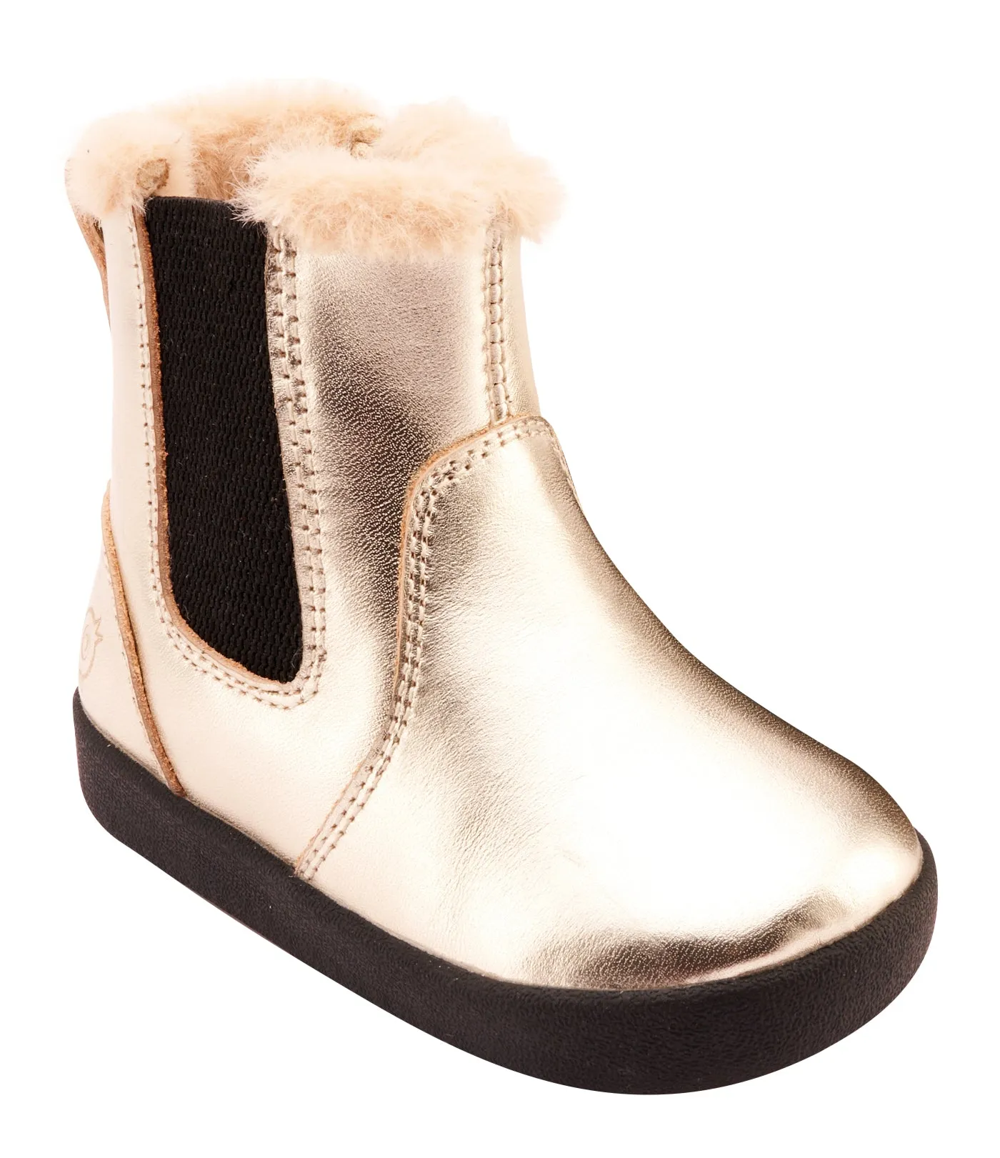 Retro Styles Old Soles Boy's and Girl's 315 Rider Boot Casual Shoes - Gold