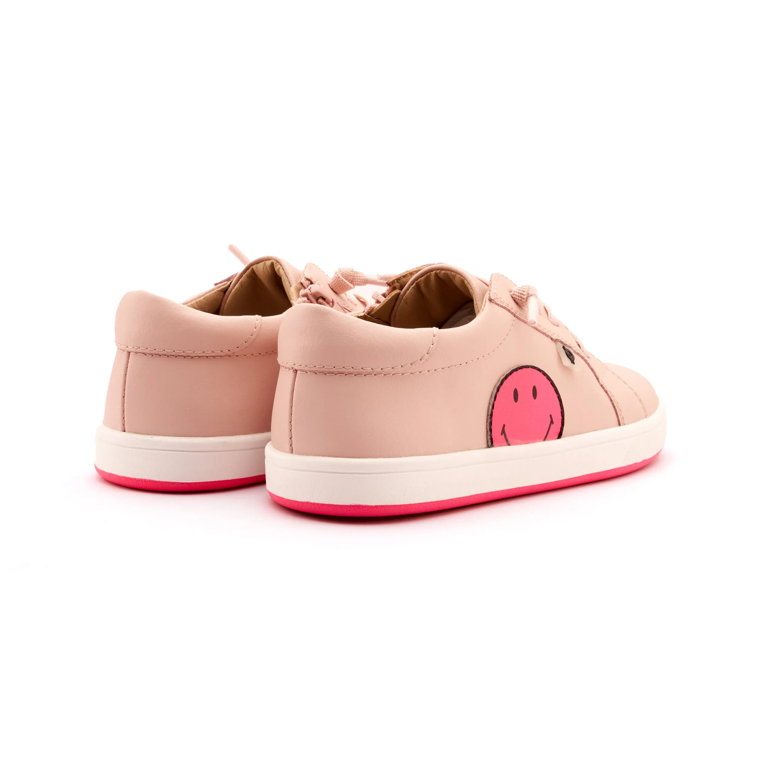 Retro Styles Old Soles Girl's Smiley Jumpa Casual Shoes - Nacardo Dalia / Fluro Pink