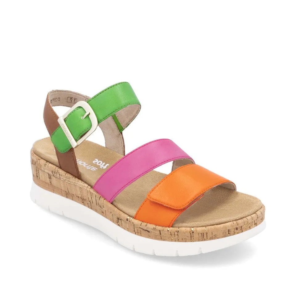 RIEKER D2P5090 - MULTI Elegant Platform Heels