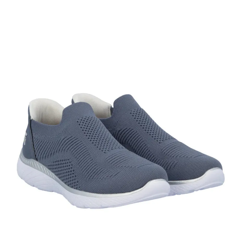 RIEKER EDITH M507210 - JEAN BLUE Micro Cushion Layers
