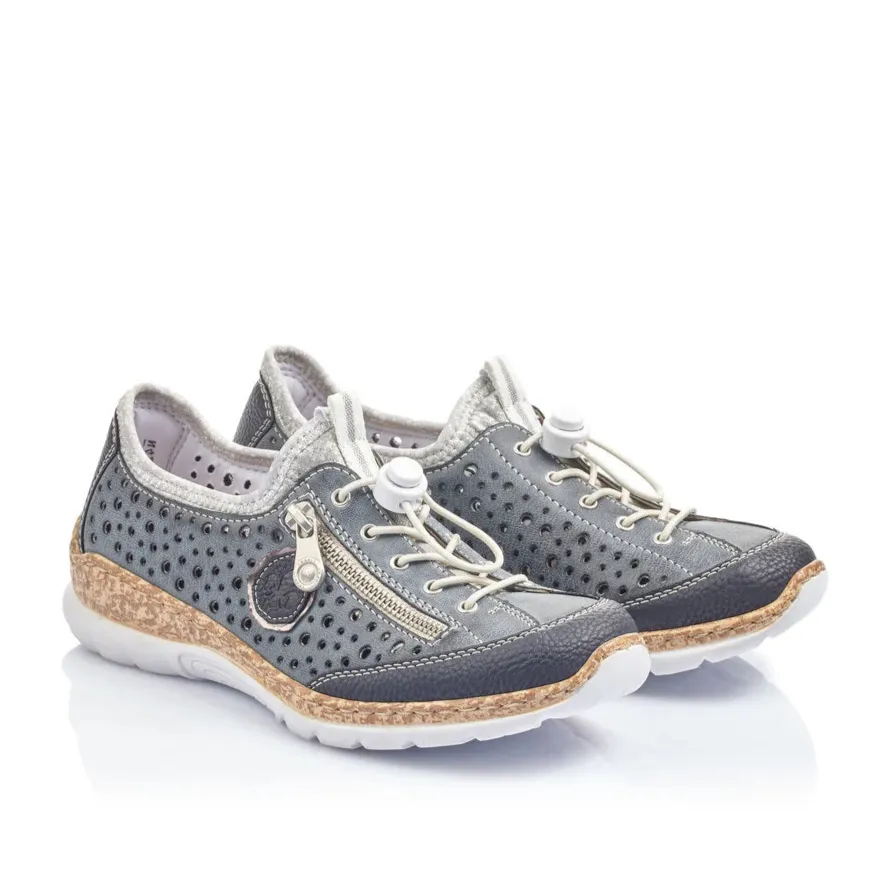 RIEKER - NIKITA N42P614 - NAVY BLUE Unique