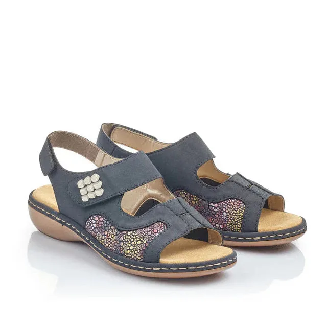 RIEKER REGINA 6598914 Luxe Sandal Shoes