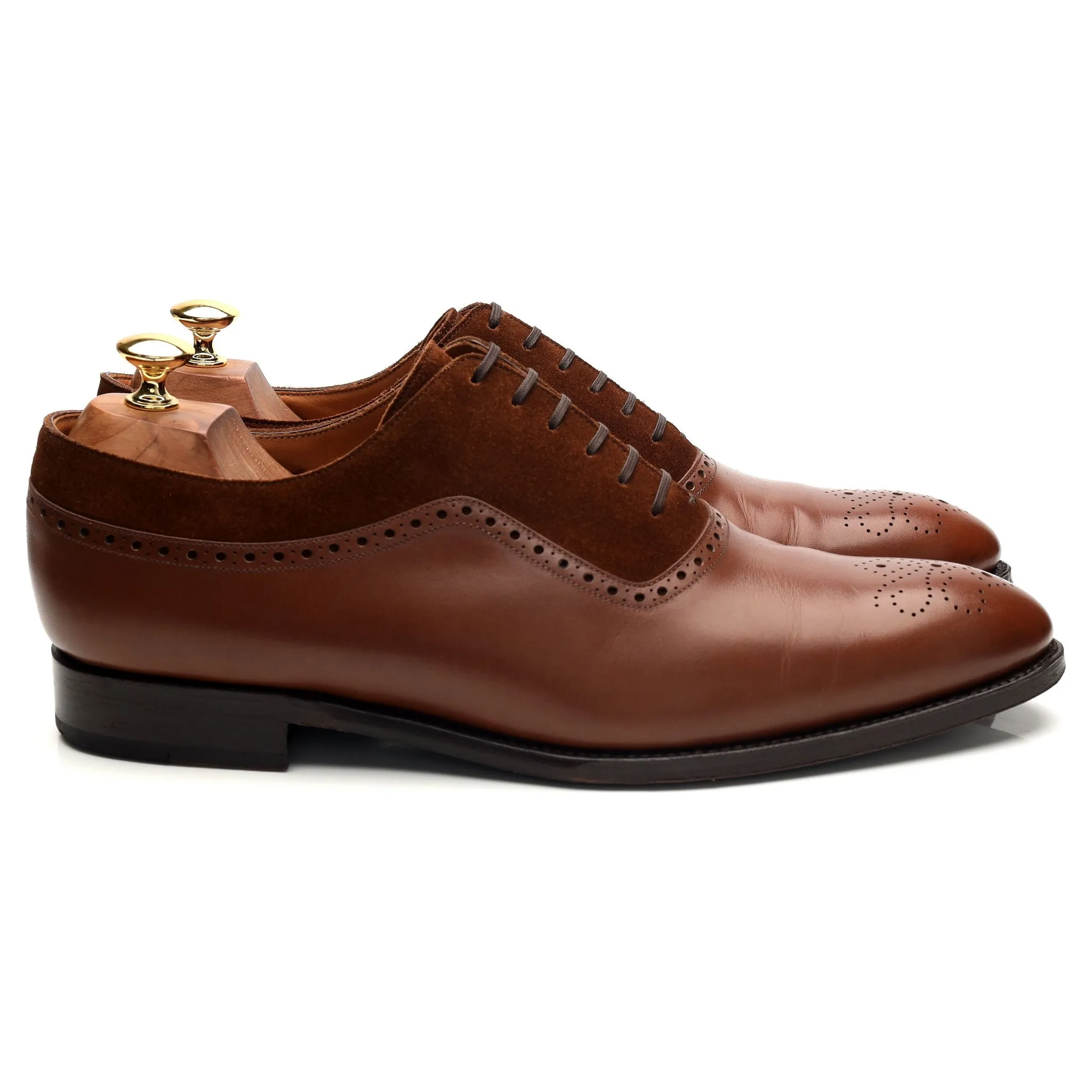 Smart Walk 'Roosevelt' Brown Leather Oxford UK 10.5 E