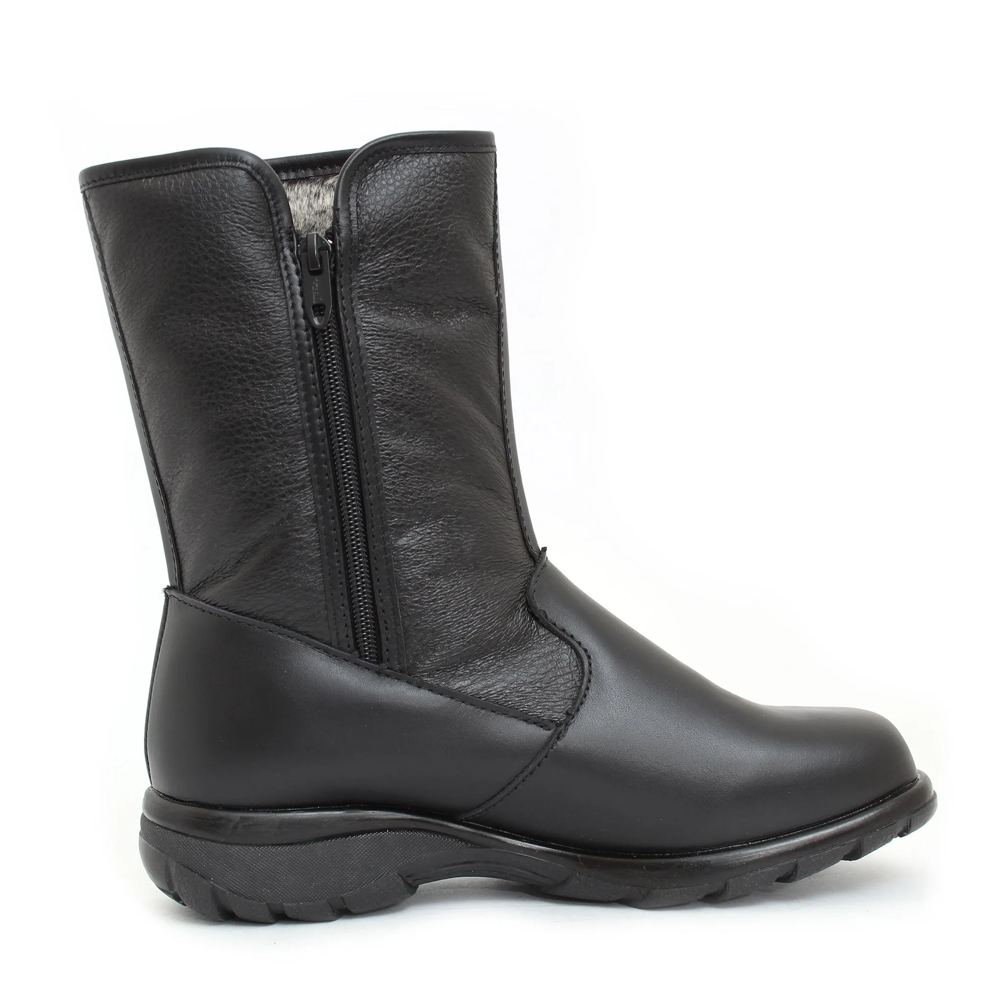 Rubber Outsole Women's Shield Boot Black