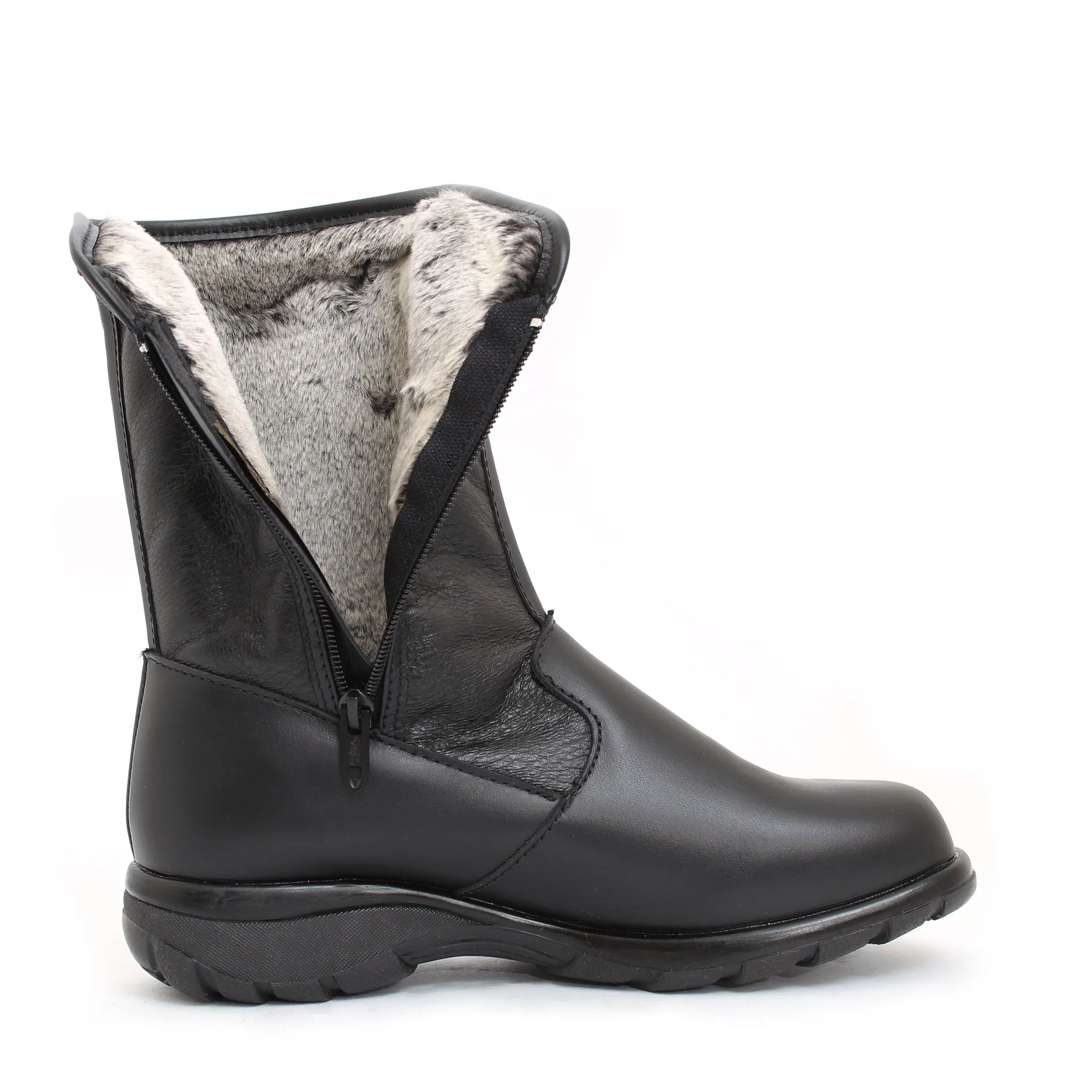 Rubber Outsole Women's Shield Boot Black