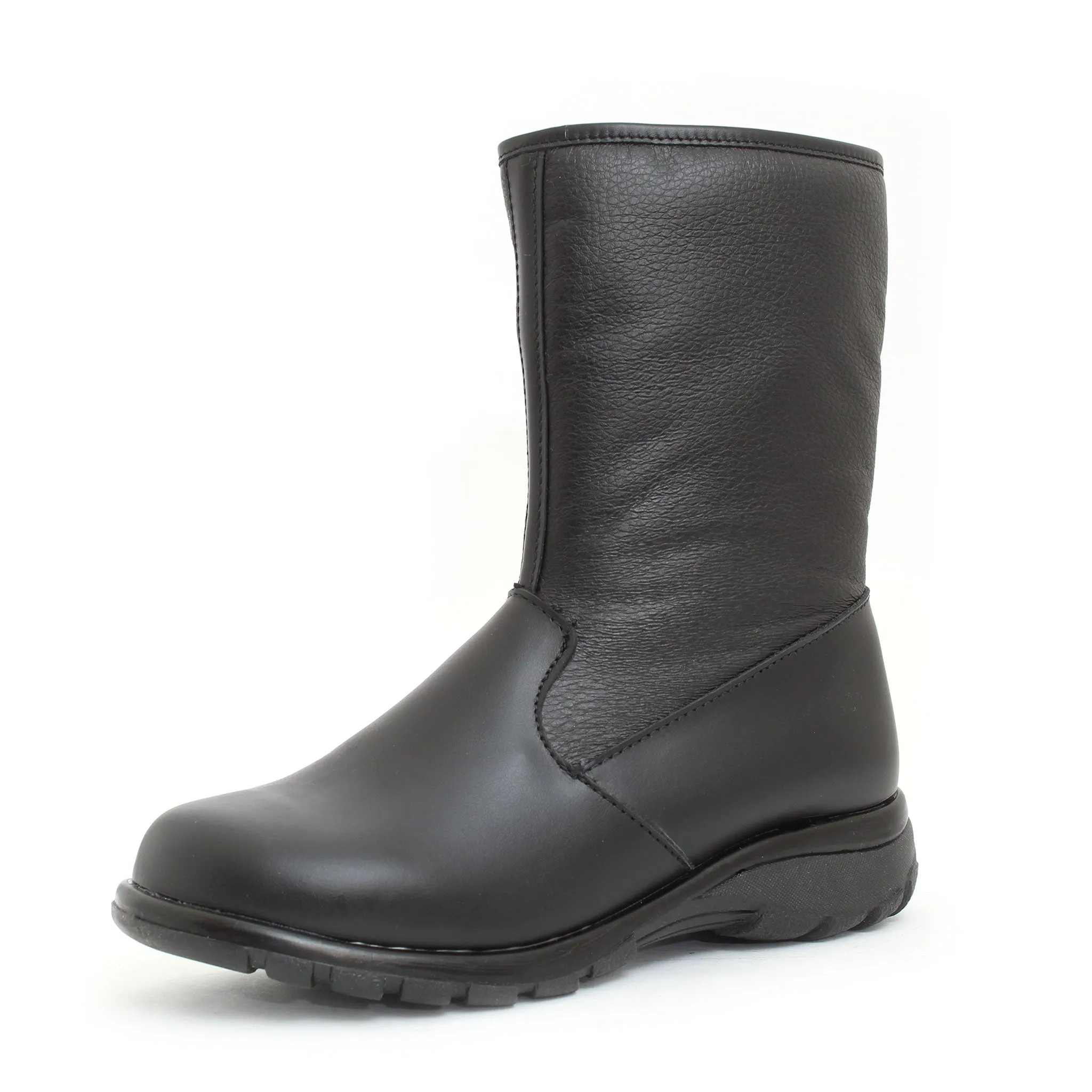 Rubber Outsole Women's Shield Boot Black