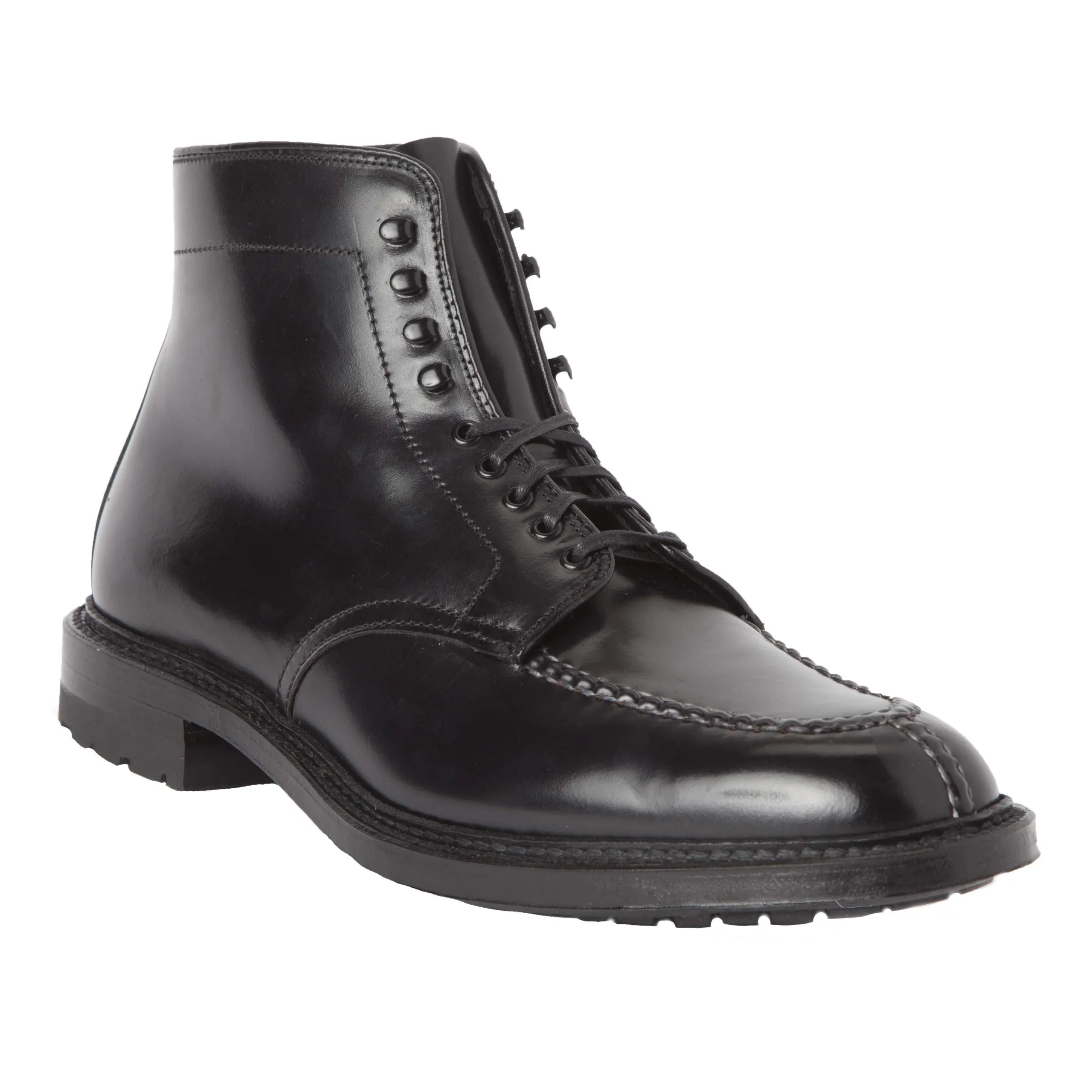 Safety Rated 40219HC - NST Tanker Boot in Black Shell Cordovan