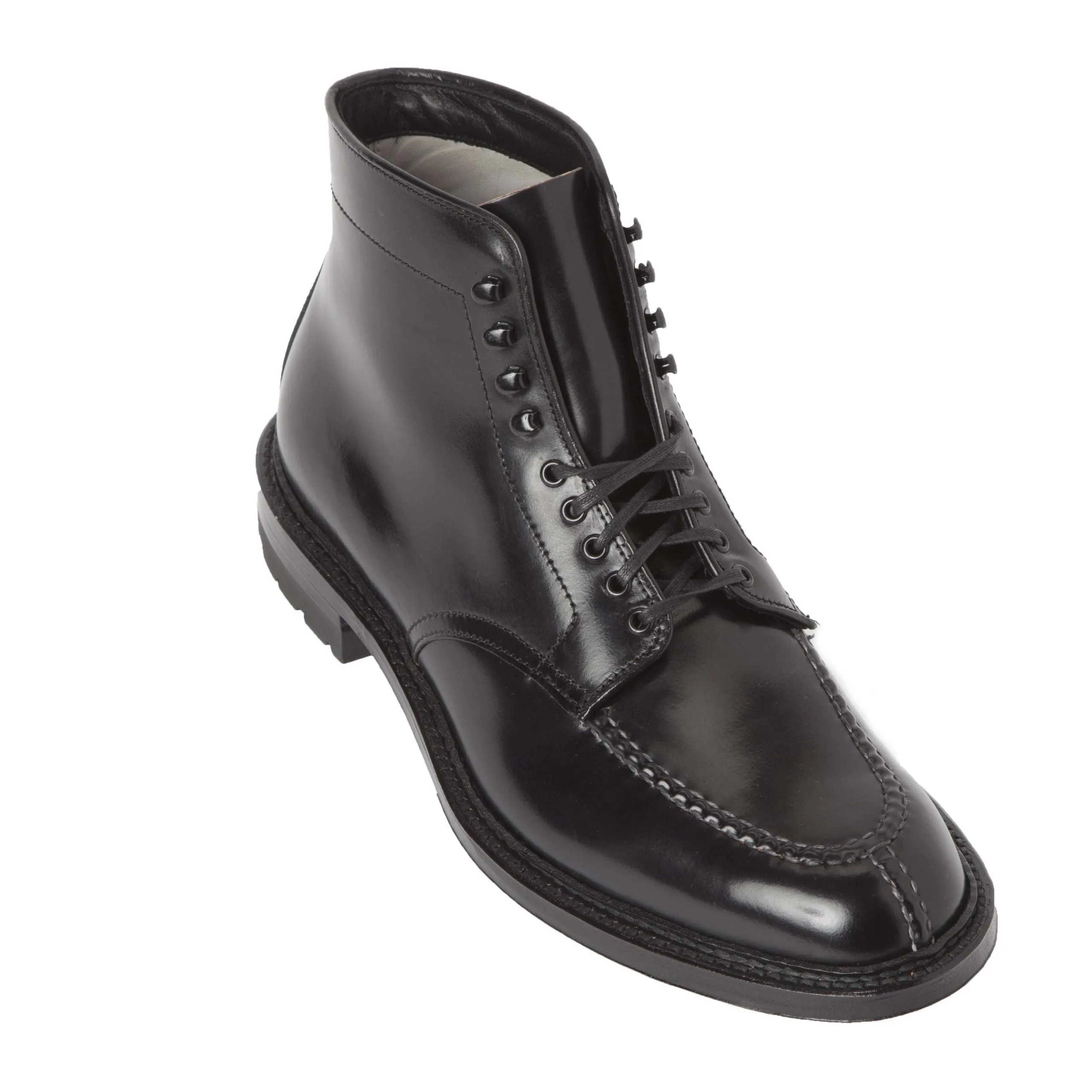 Safety Rated 40219HC - NST Tanker Boot in Black Shell Cordovan