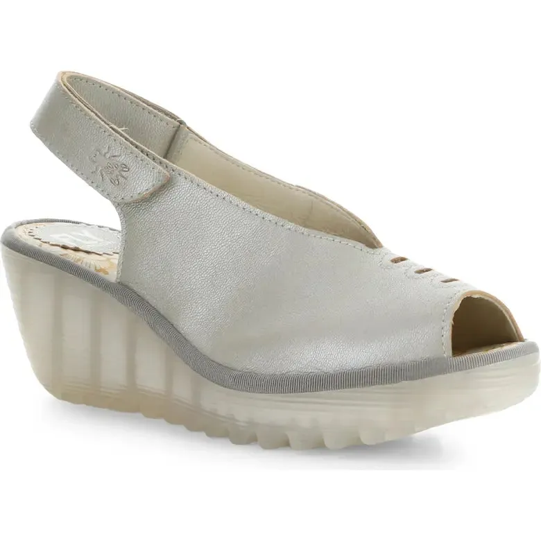 Outdoor Walking Comfort Street Look FLY LONDON YEAY - SILVER