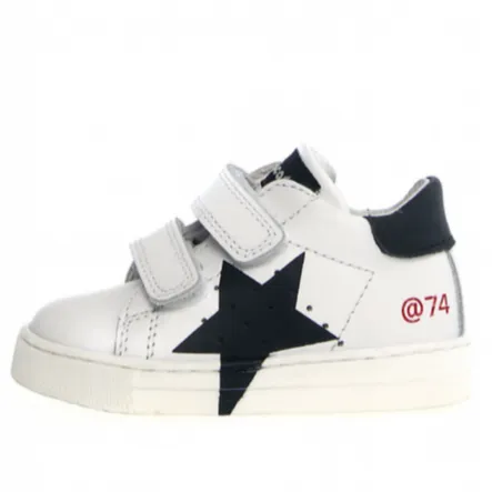 school wear Falcotto Boy's and Girl's Salazar 3 Vl Casual Shoes - White/Blue