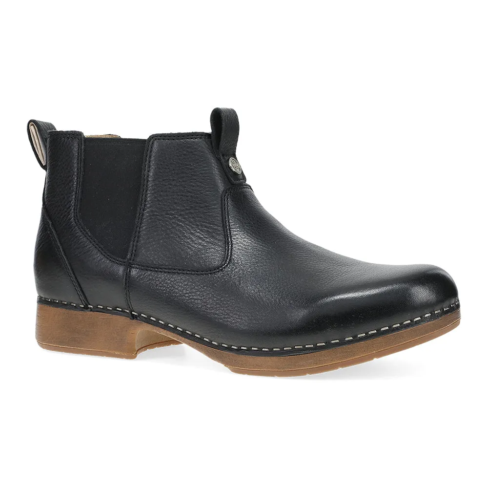 Dansko Michele Black Waxy Milled
