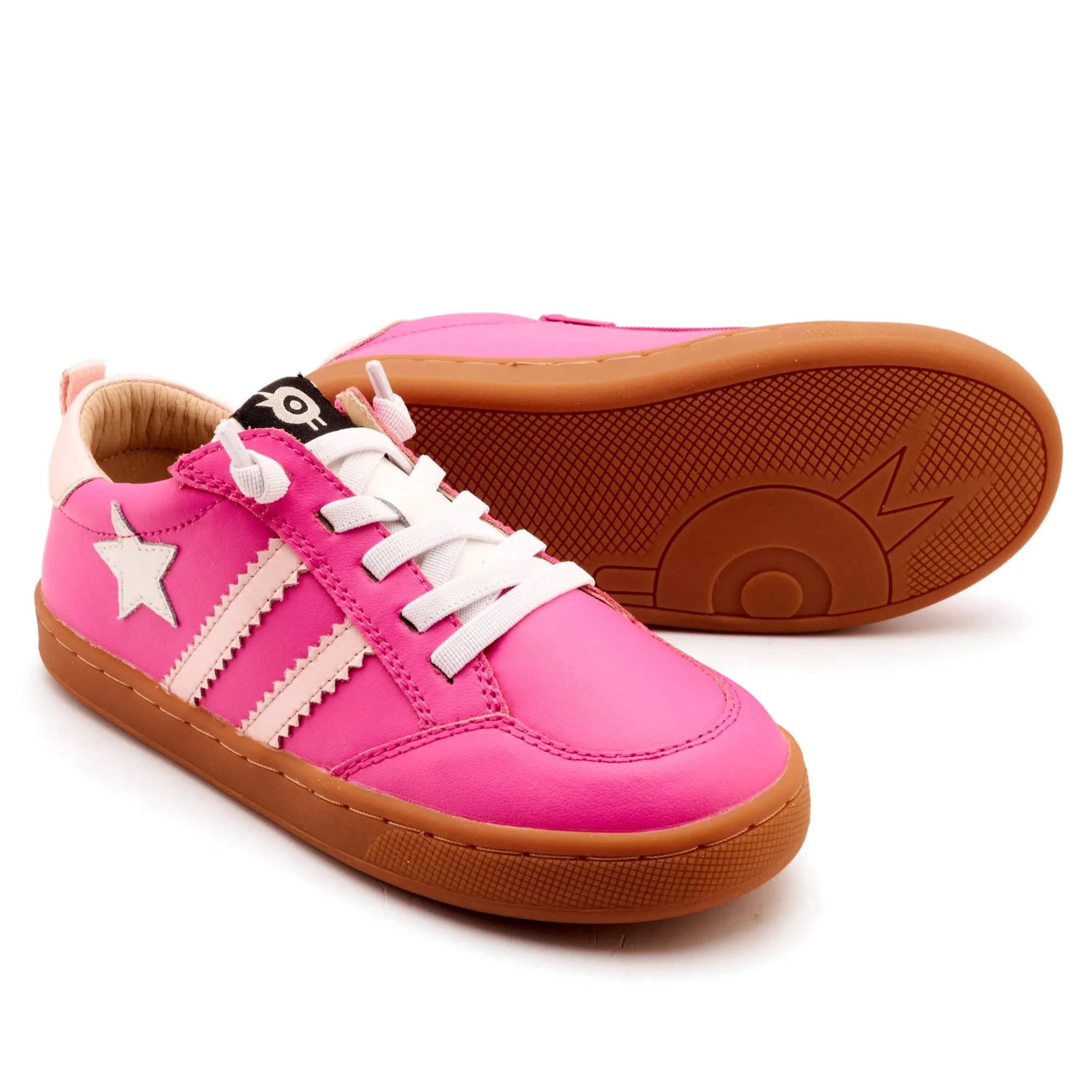 Old Soles Girl's WOS Runner Casual Shoes - Rosy / Nacardo Dalia Soft fabric for kids Summer kids' fashion