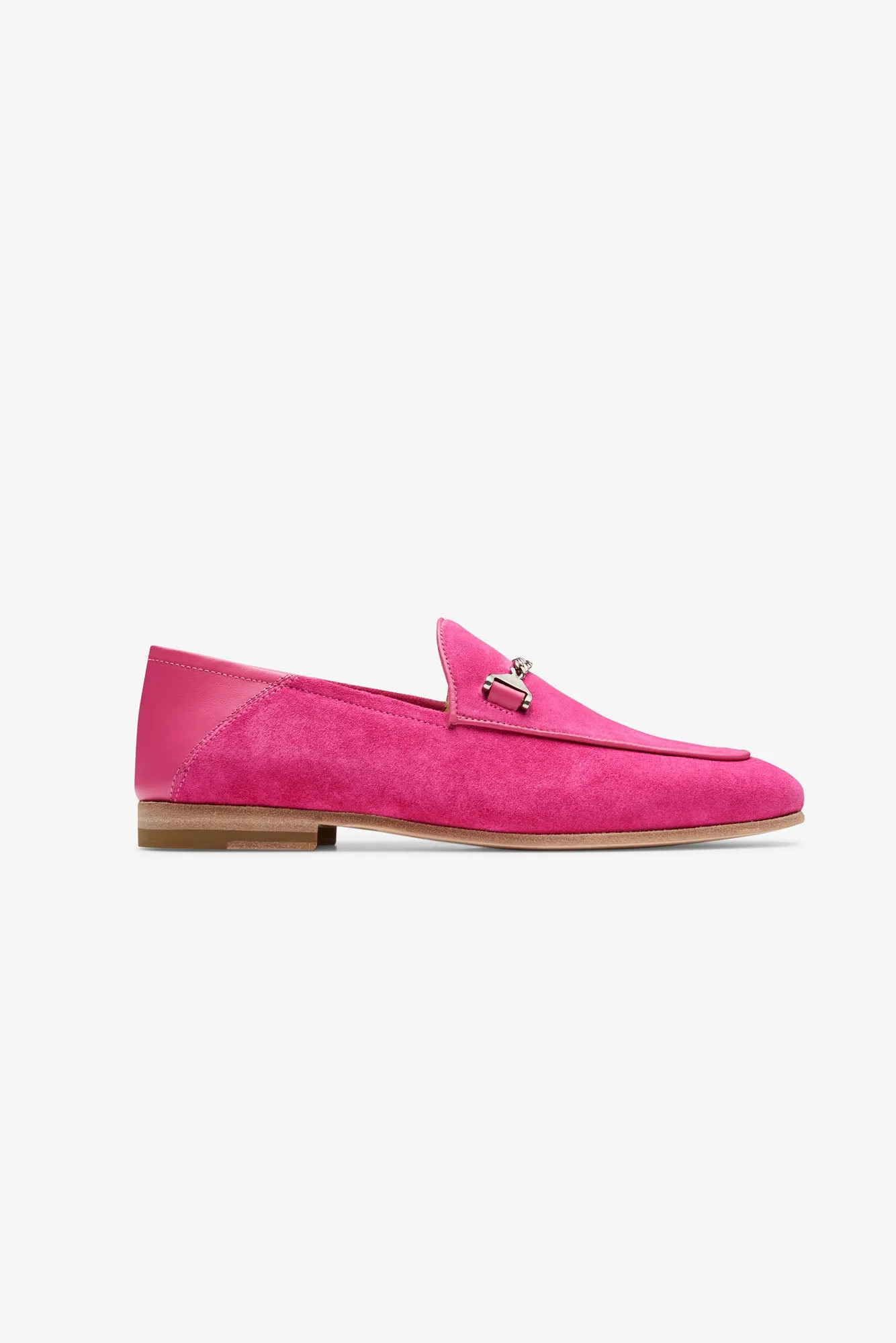Second-Skin Debbie Loafer Fuxia Suede [Woman]