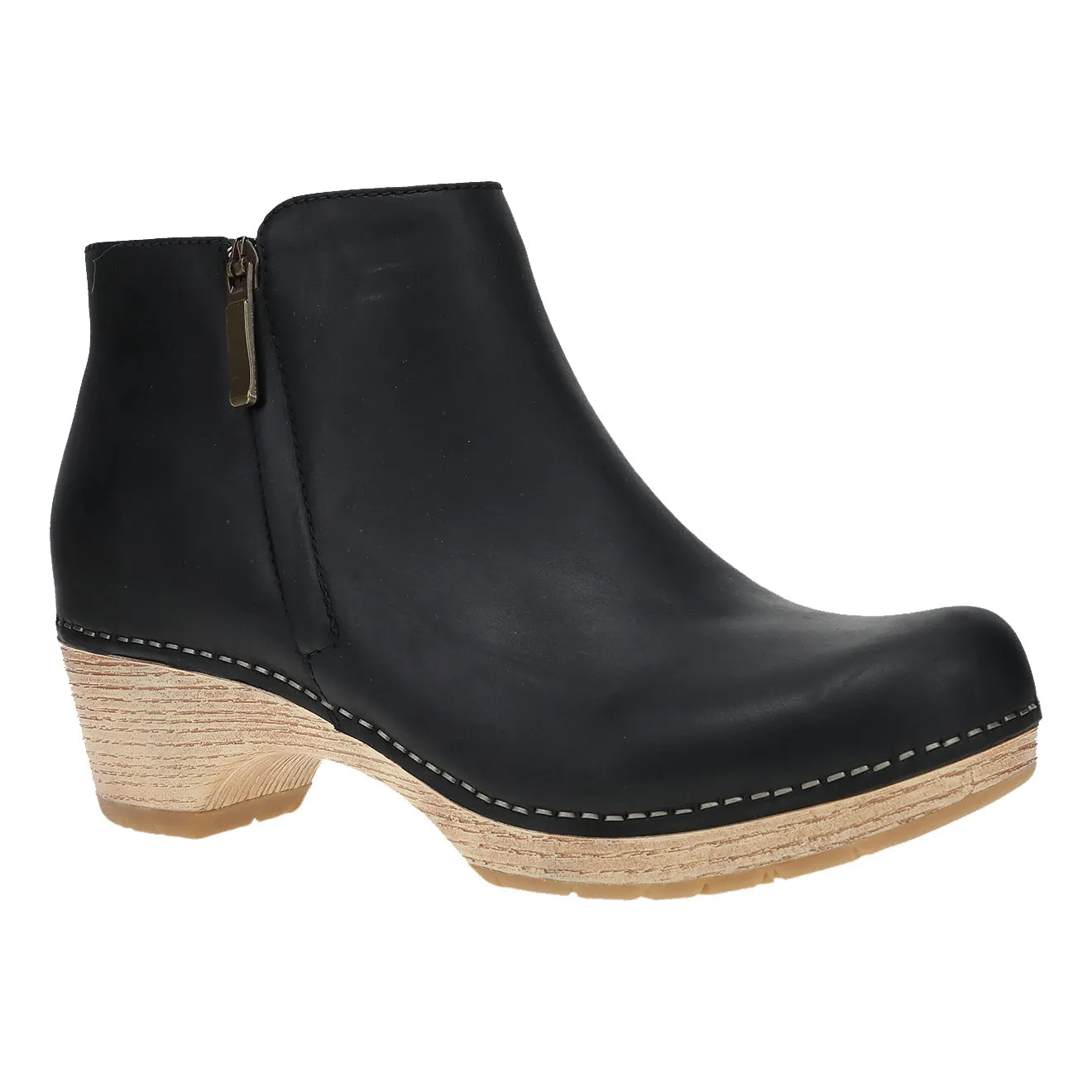 Dansko Lizanne Womens Shoes BlackOiledPullUp